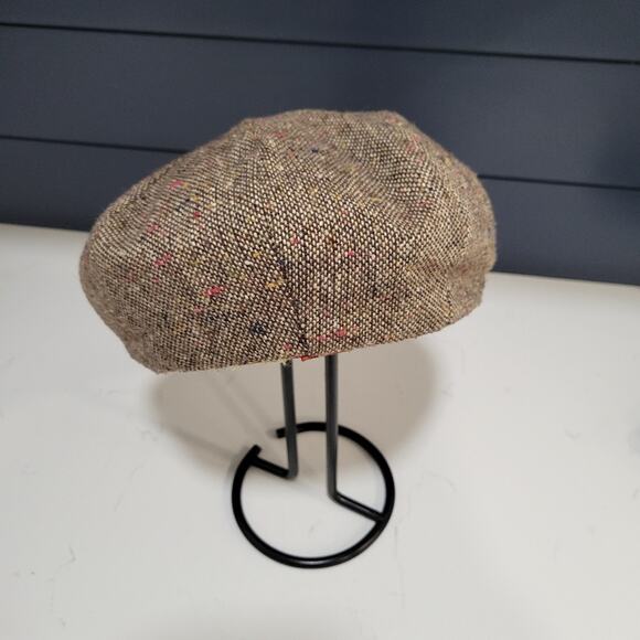 Dorfman-Pacific Vintage Newsboy Wool Blend Lined Cap - Picture 2 of 8